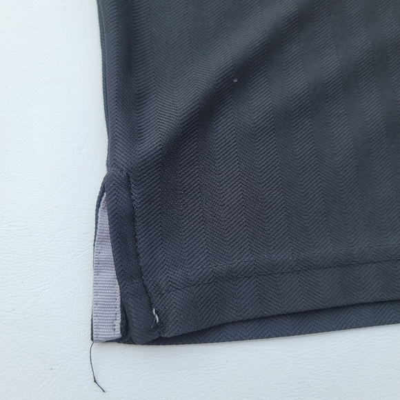 George Men’s Polo Shirt Black 3-Button Collar Short Sleeve Knit Size S (34-36) - Picture 5 of 7